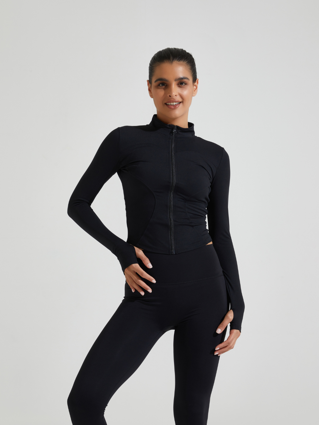 Contour Zip Long Sleeve